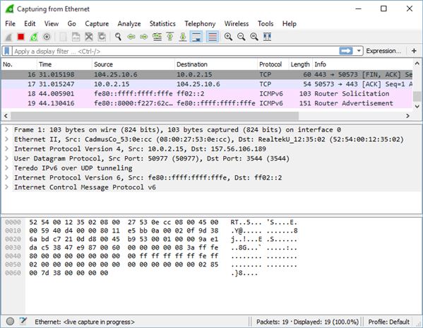 network packet sniffer software windows 10 1