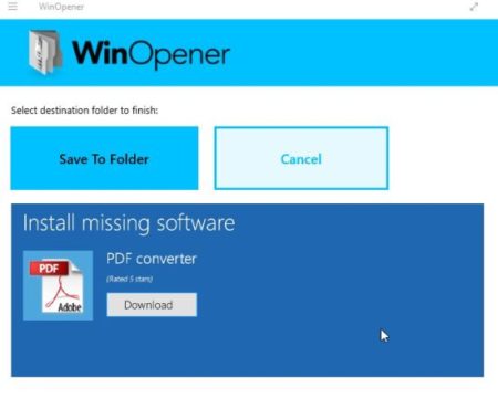 winopener unpacking