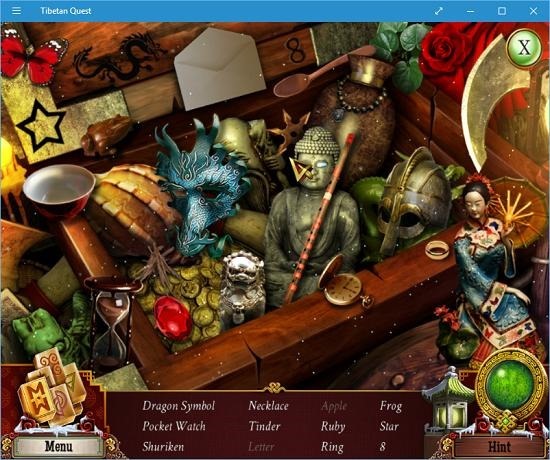Tibetan Quest hidden object levels
