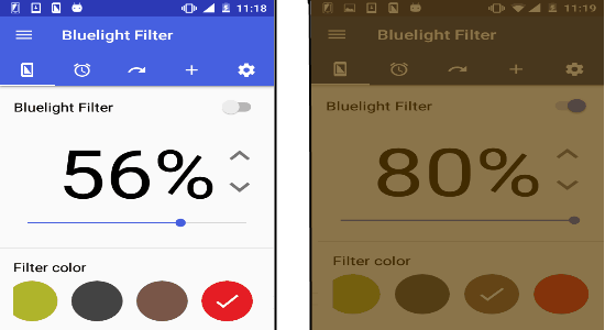 bluelight filter for eye care