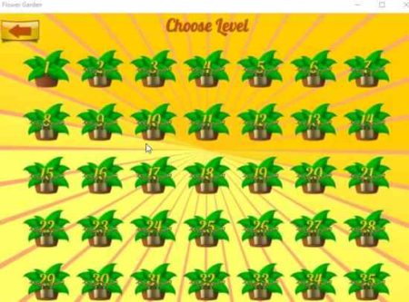 flower garden level selection