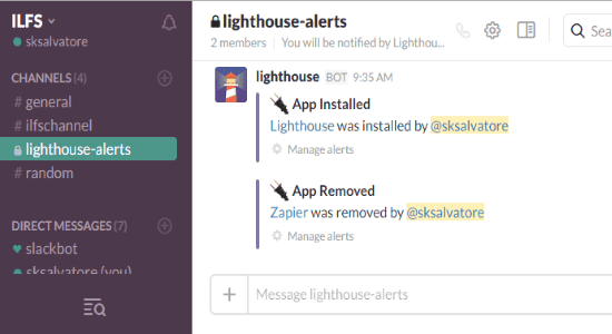 slack administrator tool