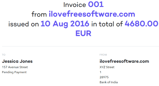 online invoice maker