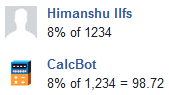 percentage