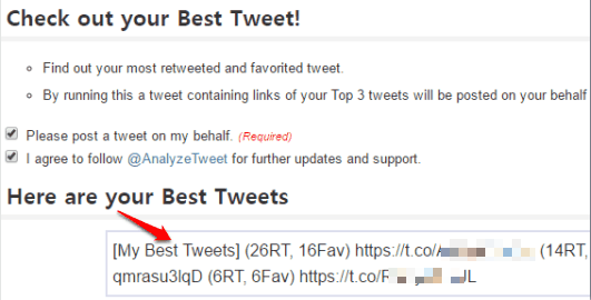 view and copy your best tweets