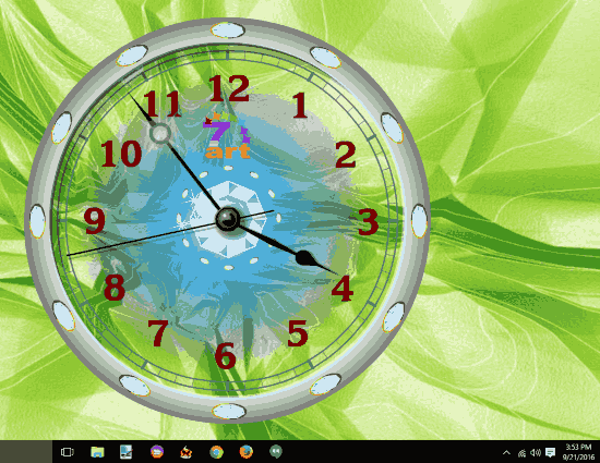 clock wallpaper