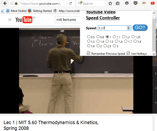 html5 youtube video speed controller