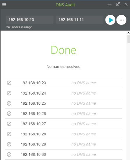 DNS AUDIT