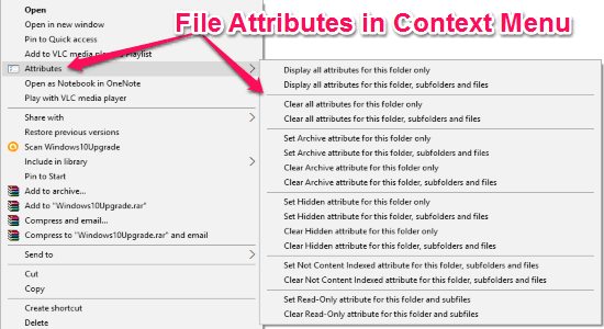 File attributes