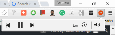 SoundCloud Controller Chrome extension