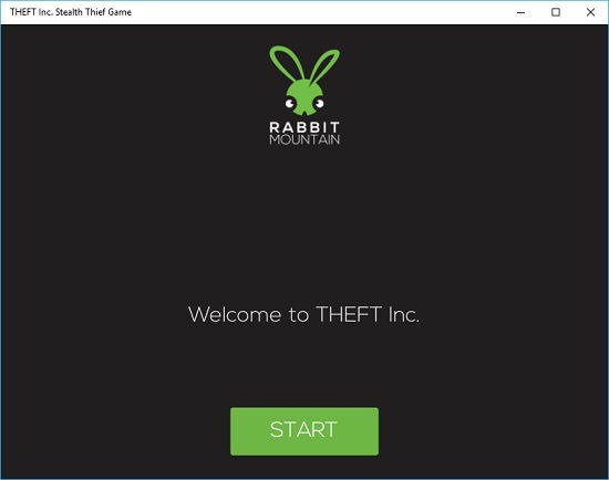 THEFT Inc. main screen