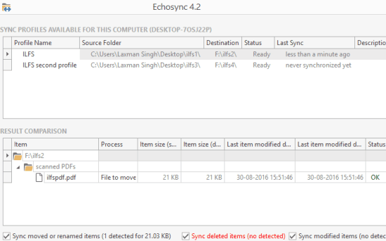 backup performed using this free differential backup software