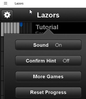 lazors settings