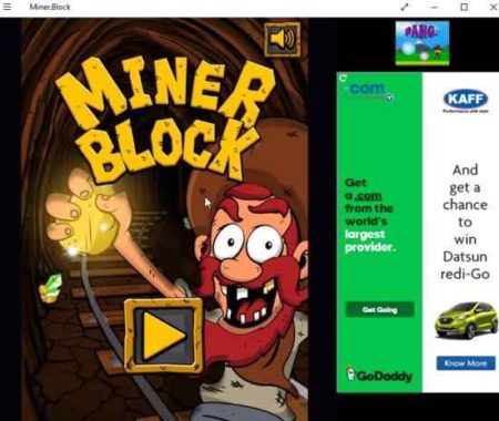 miner block home