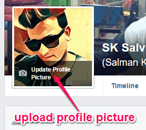 upload profile pic