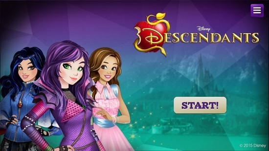 Descendants main menu