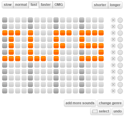 beat composing interface of beatlab