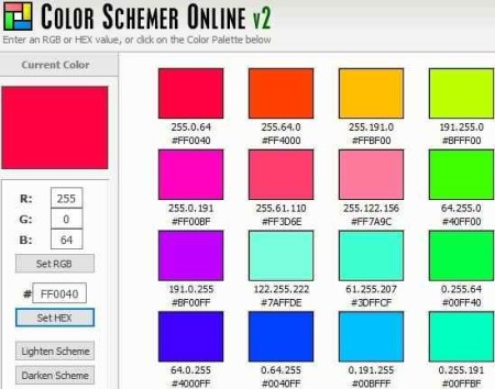 color scheme colorschemer