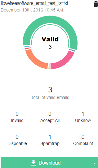 Bounceless- free bulk email verifier website- result-download