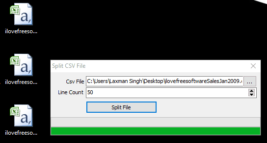 Free Huge CSV Splitter
