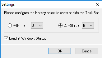 Taskbar Hider GUI