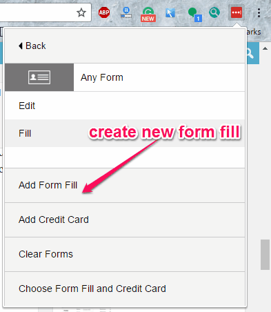 add form fill