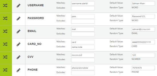 auto form filler