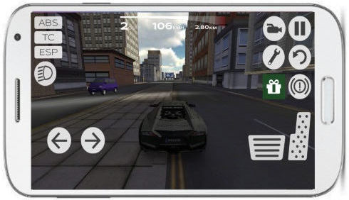 drive sports car in extreme driving car simulator'