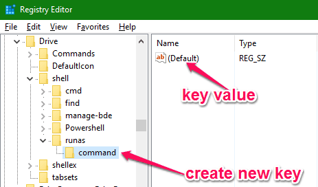 new key command