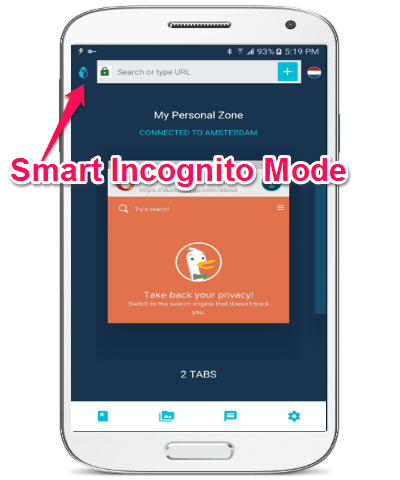 smarrt incognito mode