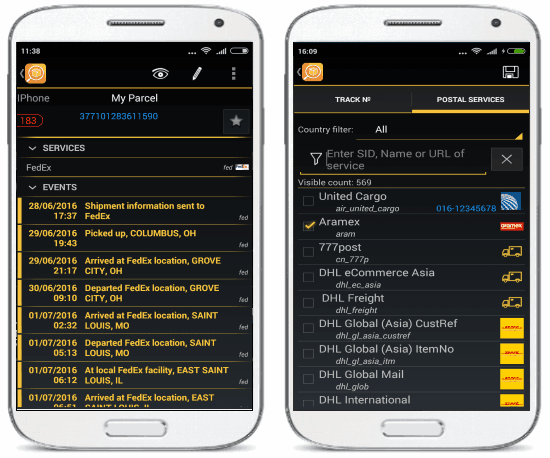 trackchecker mobile