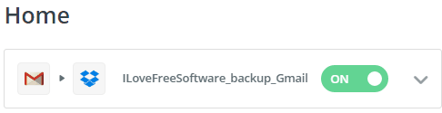 zapier zap to automatically backup new gmail emails to dropbox