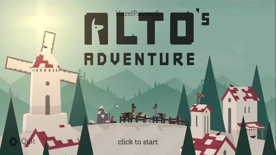 Alto's Adventure main screen