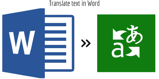 Translate text in Word