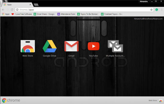 andorid black theme- black android chrome theme