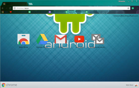 android chrome theme