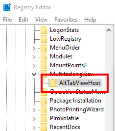 create AltTabViewHost key