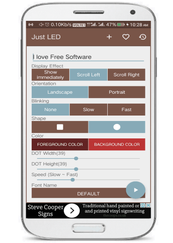 5 Free LED Banner Scroller Apps for Android