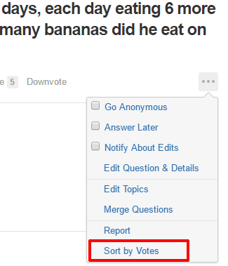 sort answers by upvotes on quora using free chrome extension