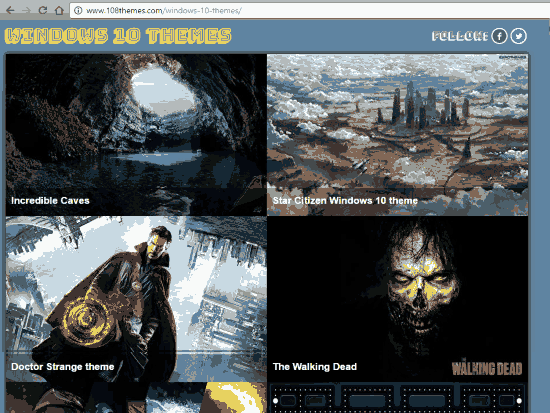 free windows 10 themes