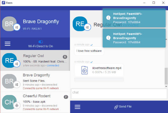 share files offline across multiple platforms