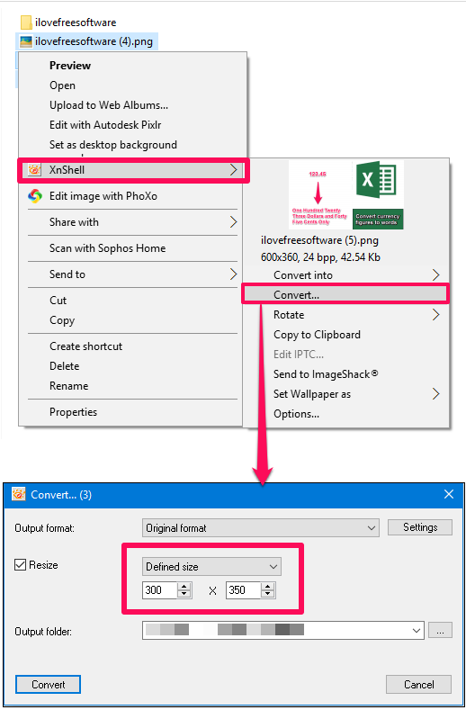 XnShell options in action