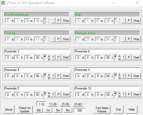 5 Multiple Countdown Timer Software For Windows- YTimer