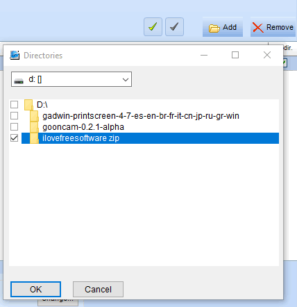 select zip files