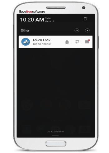 how to block touch on Android phone- touch lock