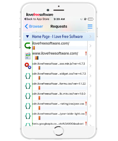 iphone packet sniffer app to analyze browser traffic- view traffic logs