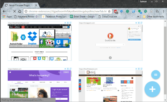 split screen chrome extension