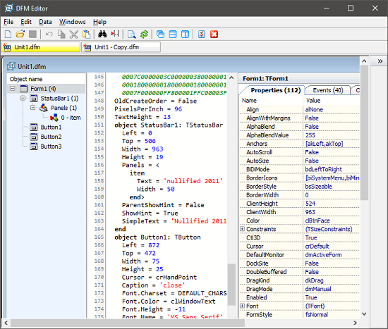 How To Edit Delphi Form Files In Windows