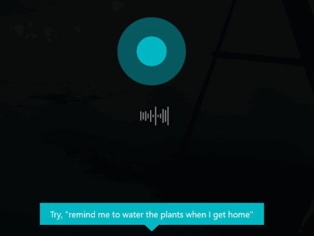 ask cortana on lock screen