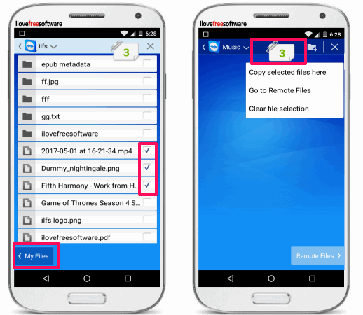 copy-paste files via temviewer